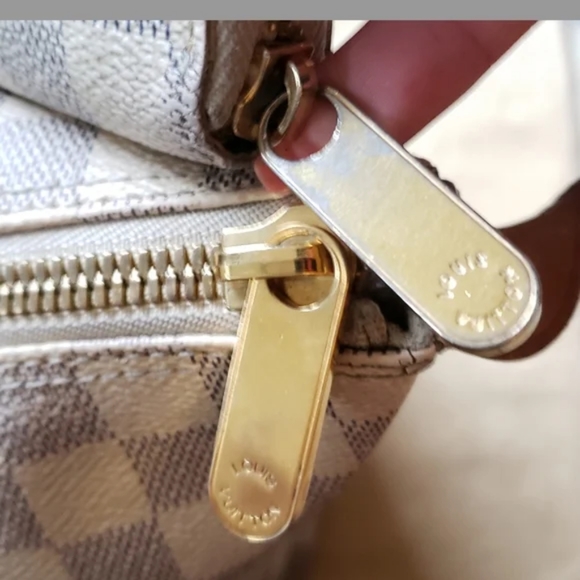 Louis Vuitton Damier Azur Saleya MM Bag & Matching Zippy Wallet - Picture 6 of 16